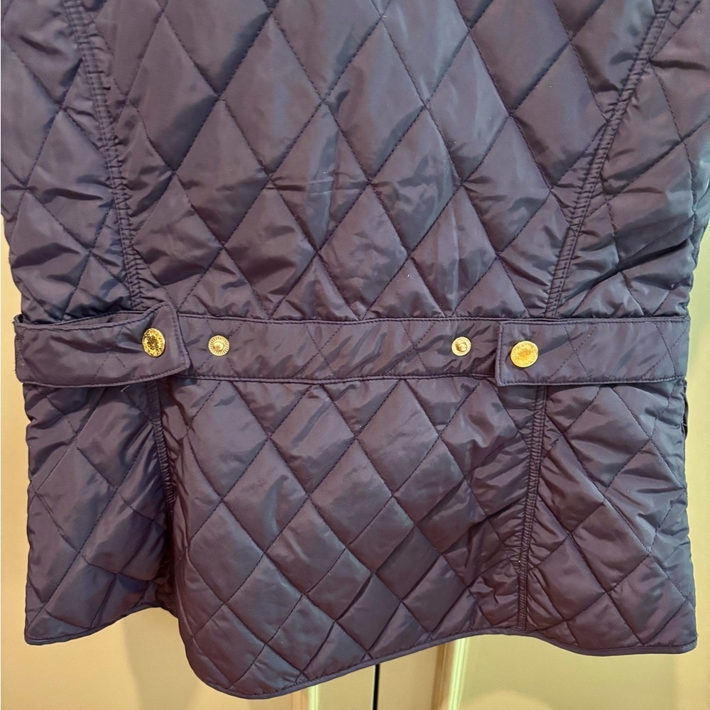 Lilly Pulitzer Getaway Quilted Vest in Navy Size Small NEW WithOUT Tags - Picture 5 of 7